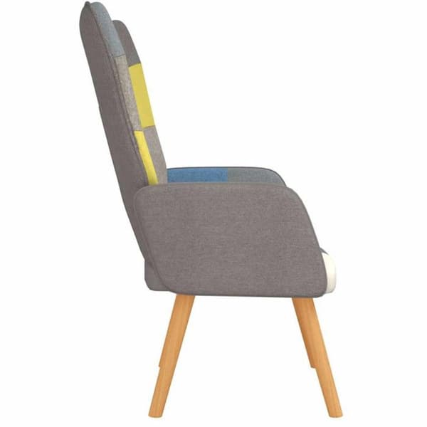 vidaXL Relaxstol Patchwork Tyg 328183