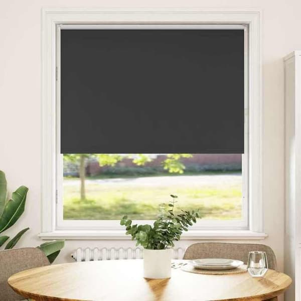 vidaXL Butik rullgardin blackout tygbredd 100,7 cm polyester 4010895