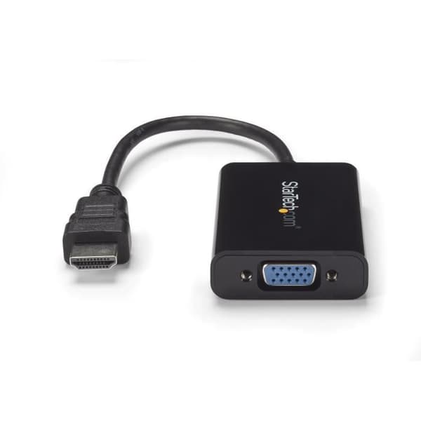 HDMI/VGA-adapter - STARTECH - Svart - Signalkonvertering - 1920x1080