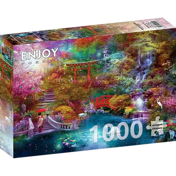Pussel 1000 Bitar: Japansk Trädgård
