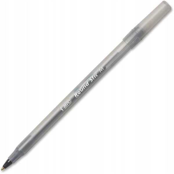 Rund kulpenna BIC Office svart, 60-pack