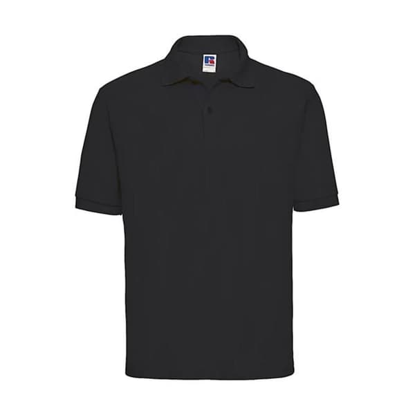 Polo polycotton Russell Athletic Classic - svart