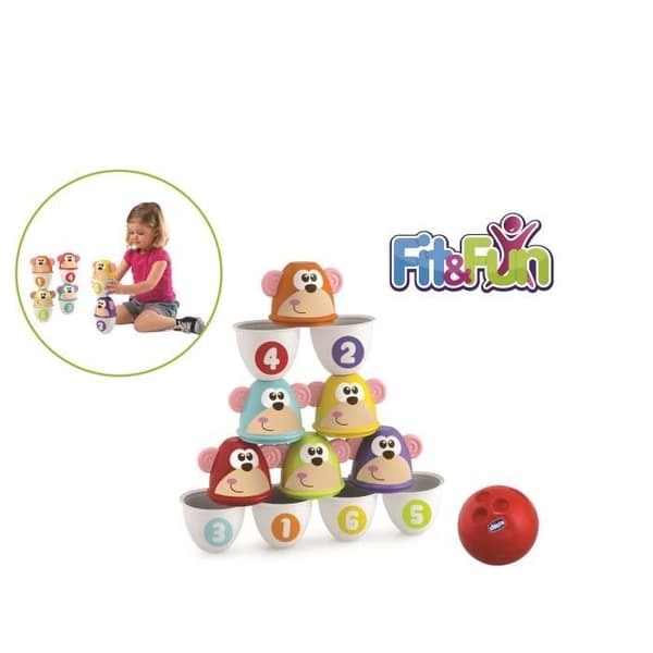 CHICCO Jungel bowling spel