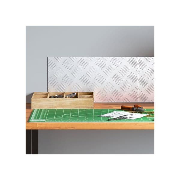 Aluminiumtrappa - vidaXL - 40x20 cm - Silver - Halkskydd - Set om 2