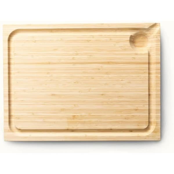 Skärbräda - MEATER - 100% bambu - 49,8 x 37,8 cm - saftspår
