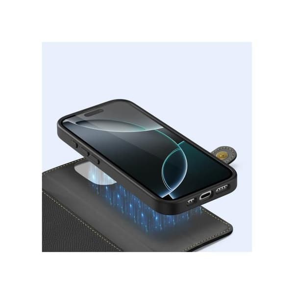 Läderfodral Lava Dux Ducis för iPhone 16 Pro Prestige och daglig skydd