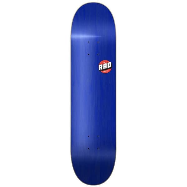 Skateboard RAD Board Blank Logo - Blå - 20,95 cm