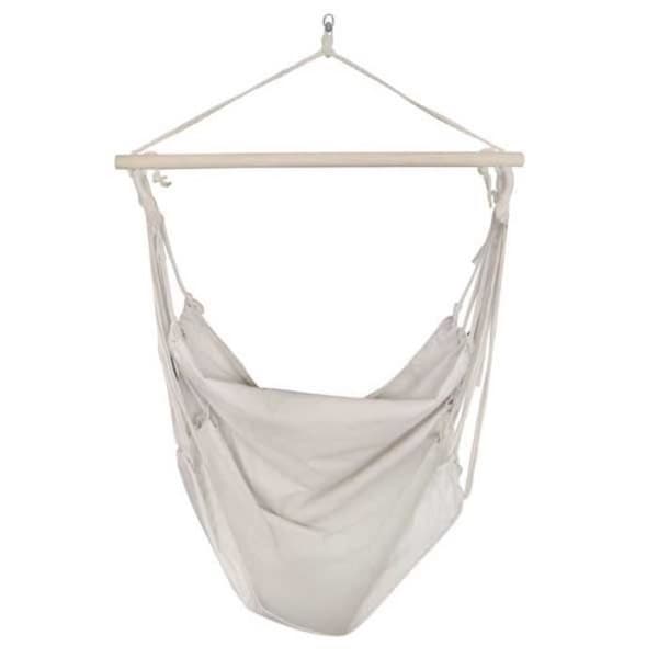 Hängmatta stol 100% bomull 100 x 80 cm beige