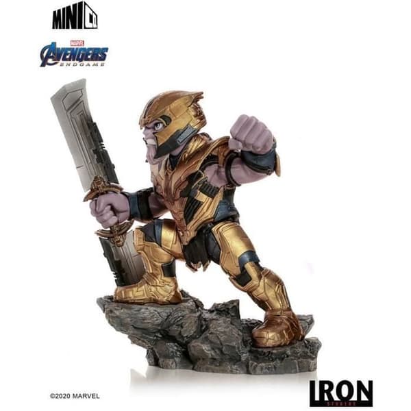 IRON STUDIOS Mini Co. Deluxe Marvel's Avengers: Thanos PVC-figur 18 cm