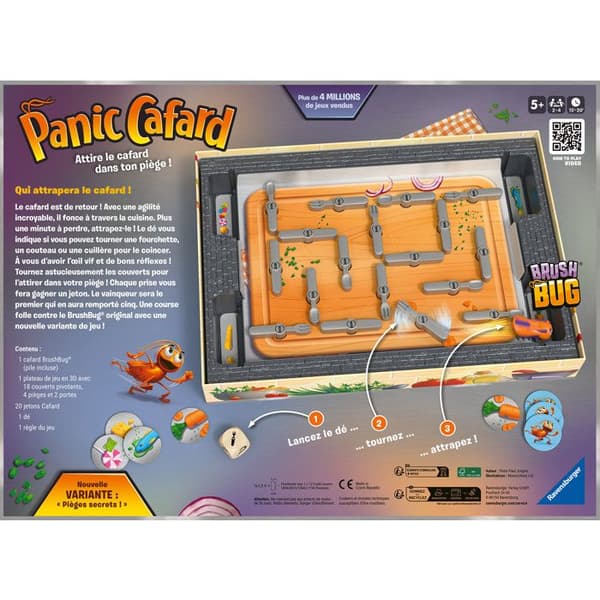 Kackerlacka panik, brädspel för barn, 5 år och uppåt, Ravensburger