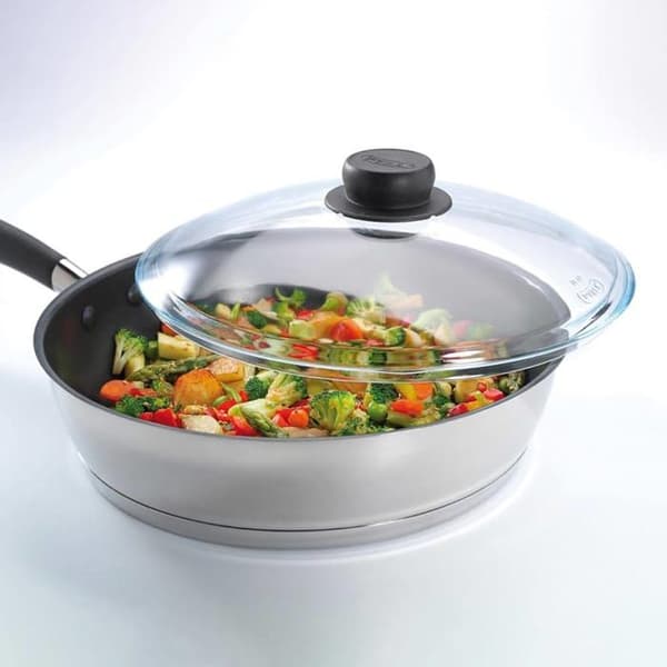 Glaslock - PYREX - CLASSIC - 24 cm - Transparent - Maskindiskkompatibel