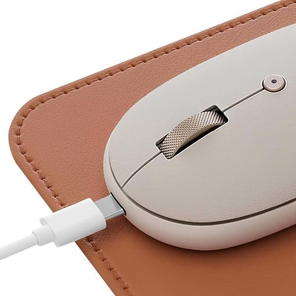 Trådlös Mus - SATECHI - OntheGo - Bluetooth - Laddningsbar - Beige