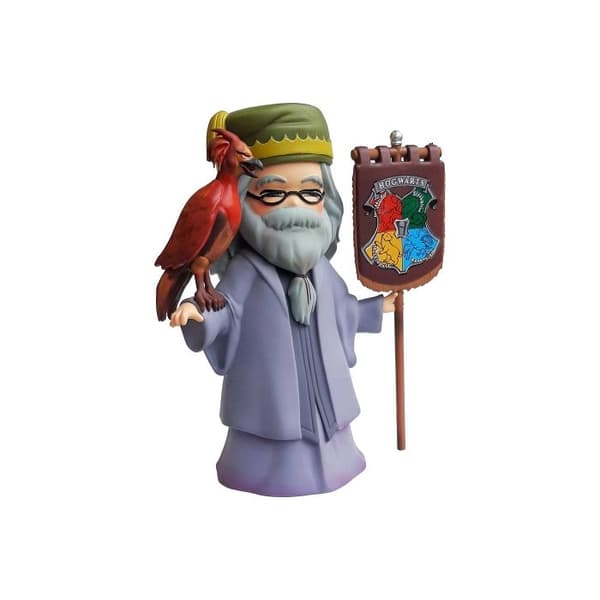 Albus Dumbledore och Fawkes figurer