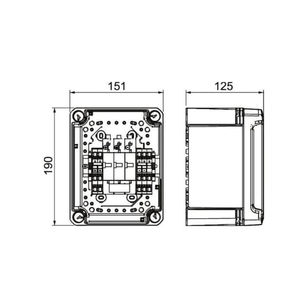Generatoranslutningsbox - OBO - 5088435 - För kabelkanaler - Elinstallation