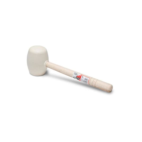 Gummihammare Vit rund spets 500 g RUBI - 66906