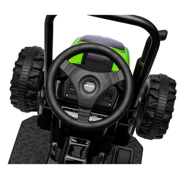Eltraktor med släp FARMER Grön