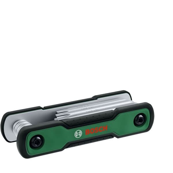 Fällbar Torx-nyckelsats 8 i 1 BOSCH