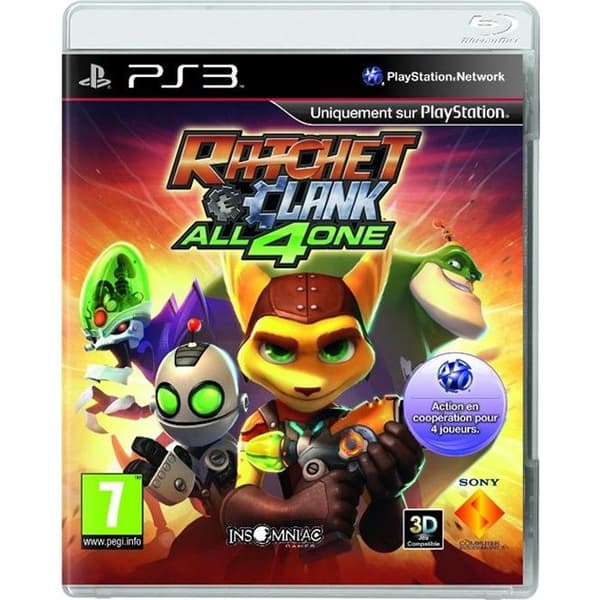 RATCHET & CLANK: ALL 4 ONE / PS3-spel