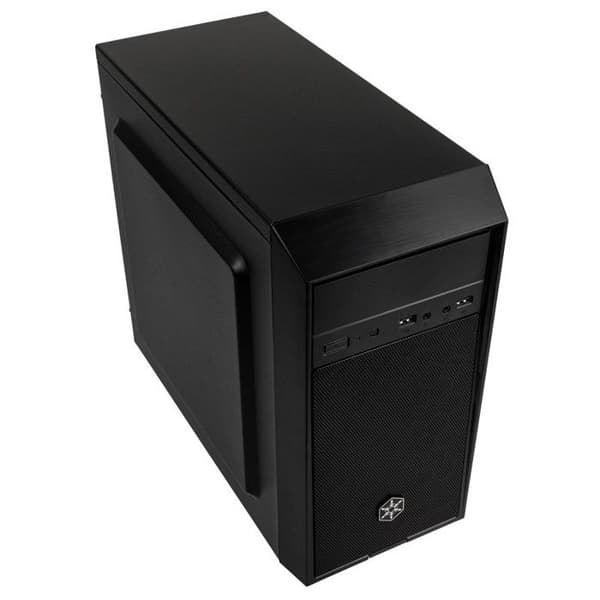 Mini-ATX-chassi - Silverstone - PS16 - Svart - Kompakt - Elegant design