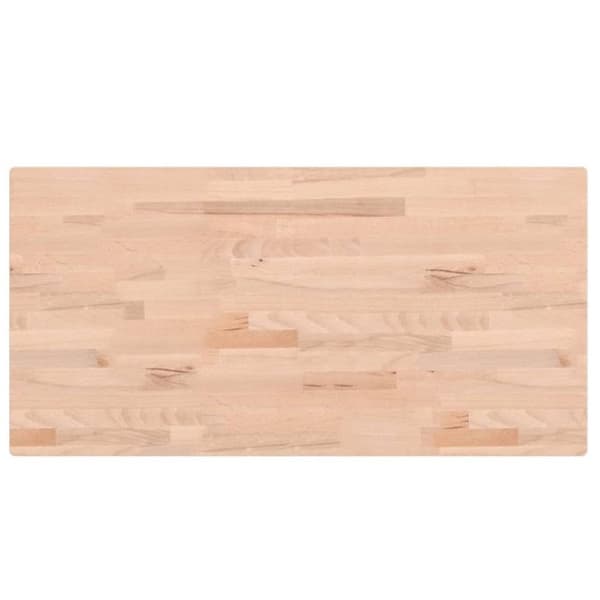 Badrumskommod 100x50x4 cm massiv bokträ