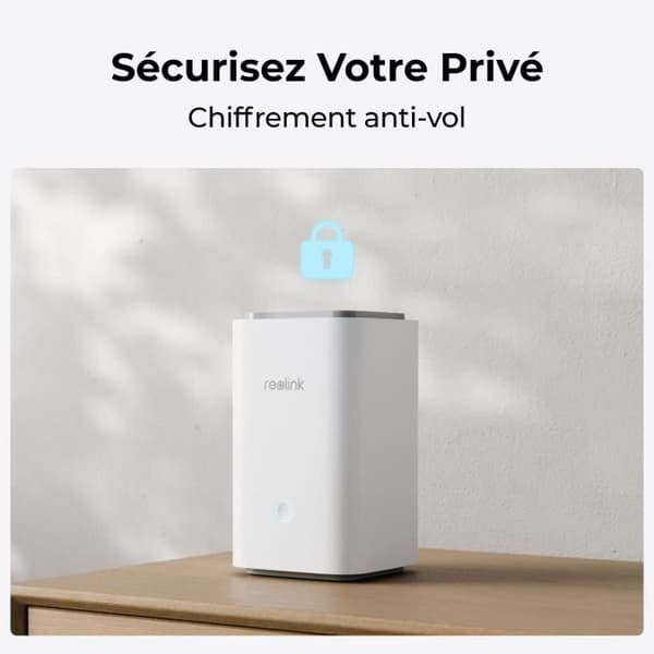 Hub inomhus - REOLINK - Kompatibel med Google Home - Vit