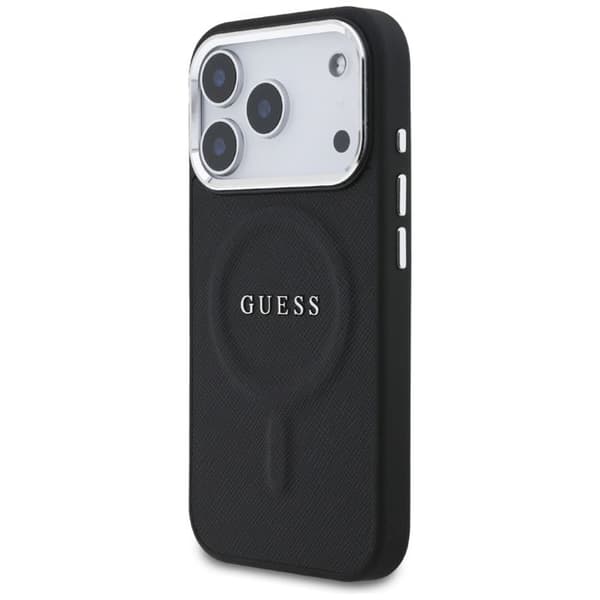 Guess hårdskal Classic Logo MagSafe för iPhone 17 Pro - Svart