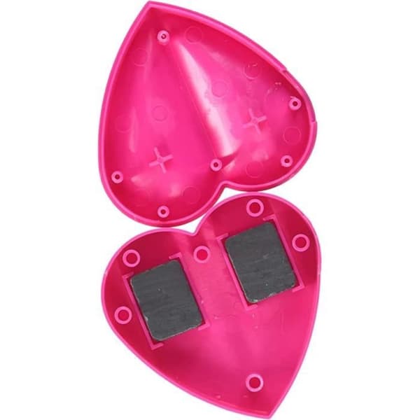 Hjärtformad magnetisk boll - PRYM - Kärlek - Vit - Rosa