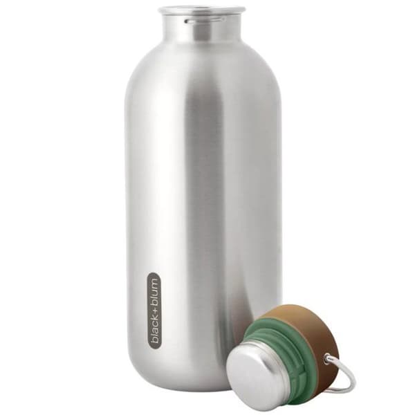 Inoxflaska 600ml - Olivgrön - Black + Blum