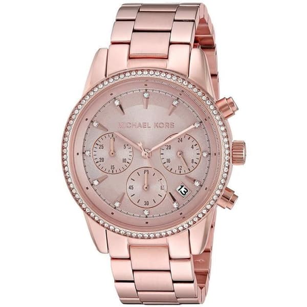 Klocka - MICHAEL KORS - MK6357 - Rostfritt stål - Kronograf - 50m vattentäthet
