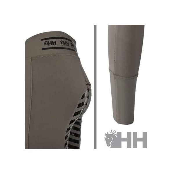Riderbyxor full grip dam Hispano Hipica Noa Adhesion Plus - grå