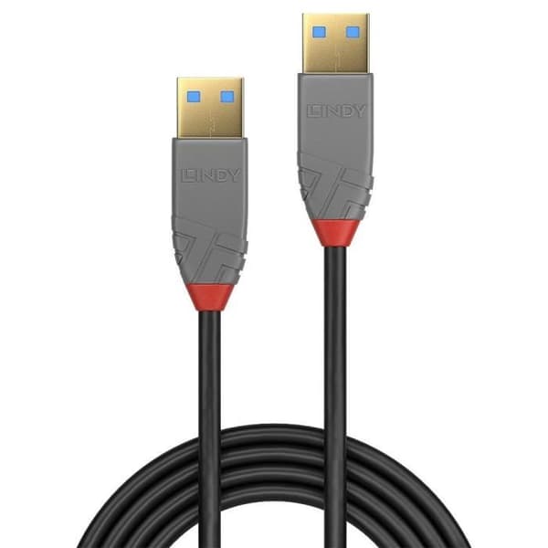 USB 3.0 typ A-kabel - Anthra Line - 5m - LINDY