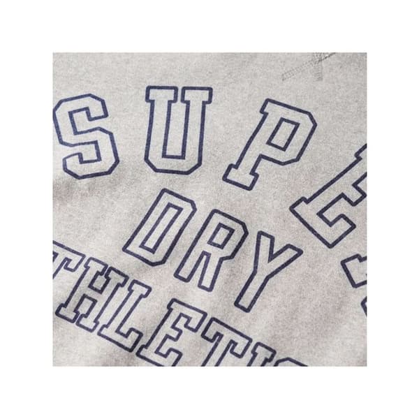 Sweat Superdry Herr Athletic Grå Bomull
