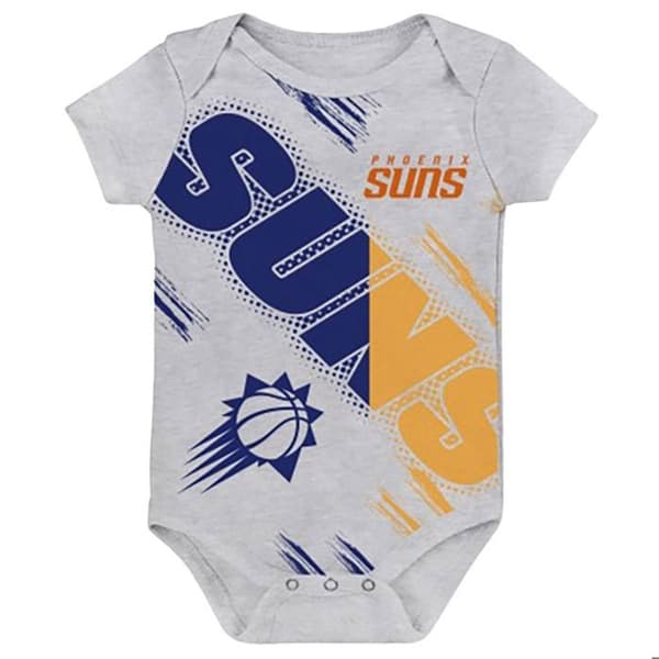 Bebiskropp Phoenix Suns Bodysuit - grå/blå/gul