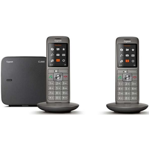 GIGASET Fast telefon CL 660 A Duo Antracit