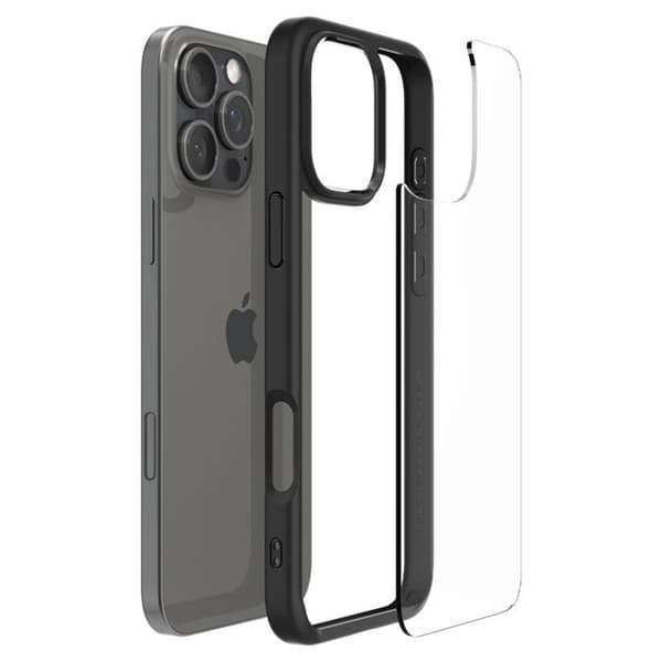 Coque Spigen Ultra Hybrid för iPhone 16 Pro Max (mattsvart)