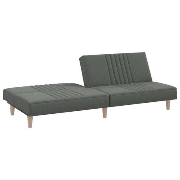 vidaXL Mörkgrå sängsoffa tyg 351882