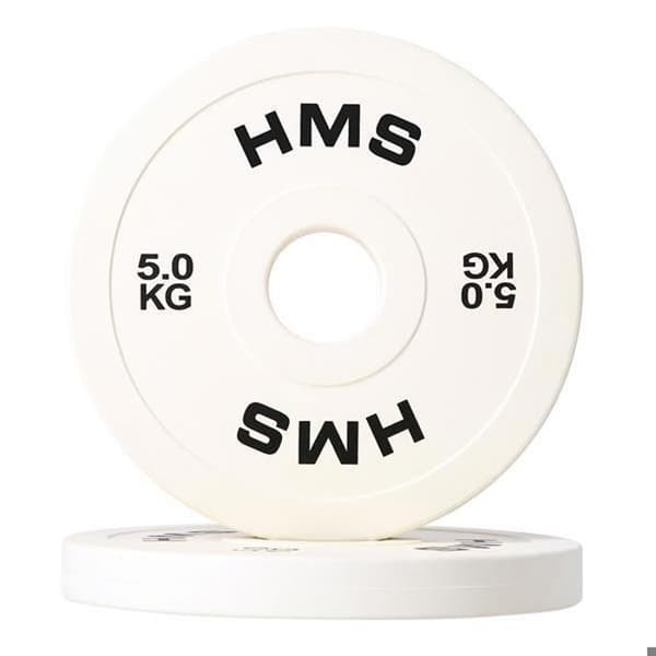 Viktskiva - HMS - CBRS50 - 5 kg - Stål - Gummi