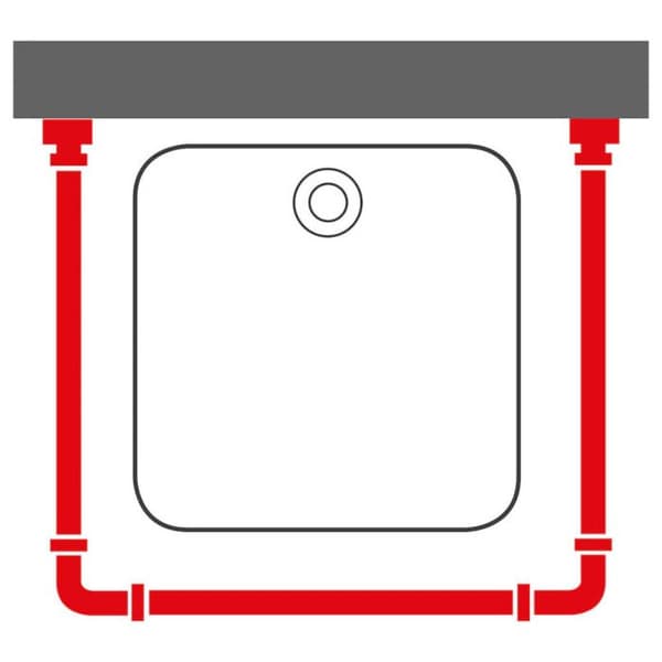 Sealskin Combi Duschdraperi Stång Krom