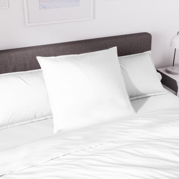 Platt lakan i polycotton 280x300 cm PERCALE vit, av Soleil d'ocre