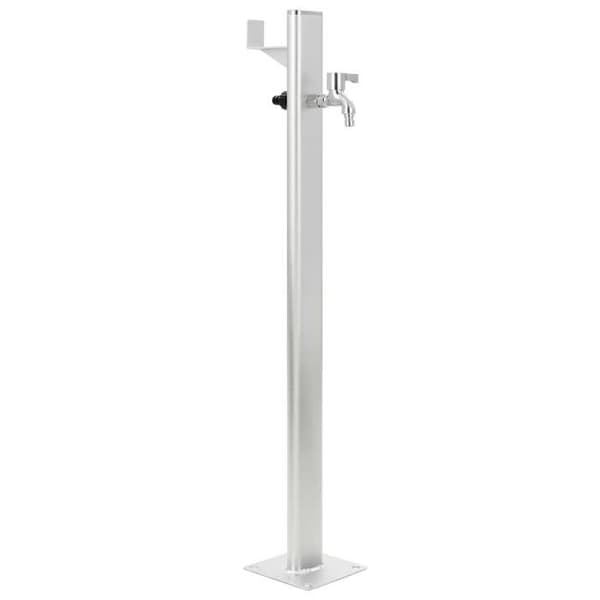 vidaXL Trädgårdsvattenpelare Aluminium 95 cm