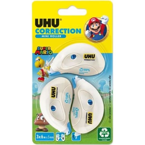 UHU BUNT AV 3 KORREKTORER MINI 6mx5mm