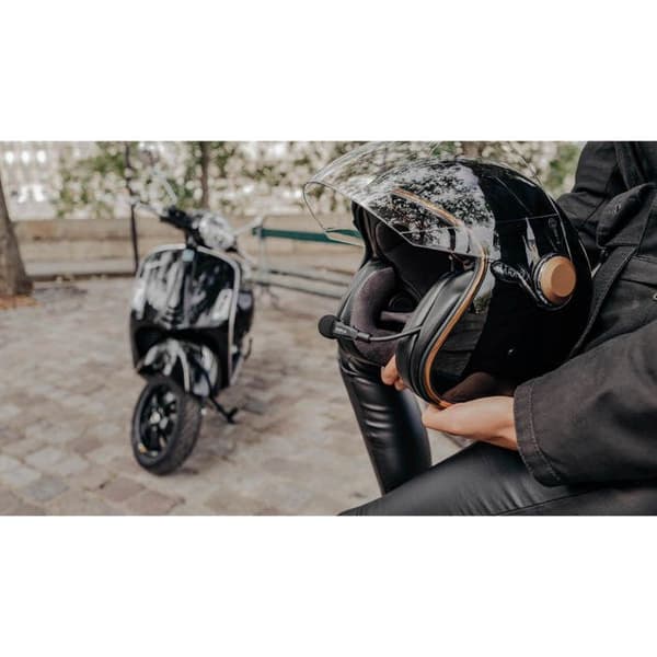 Intercom Moto Bluetooth - Sena - 3S - Jet-hörlurar - Uppladdningsbar USB - Universell