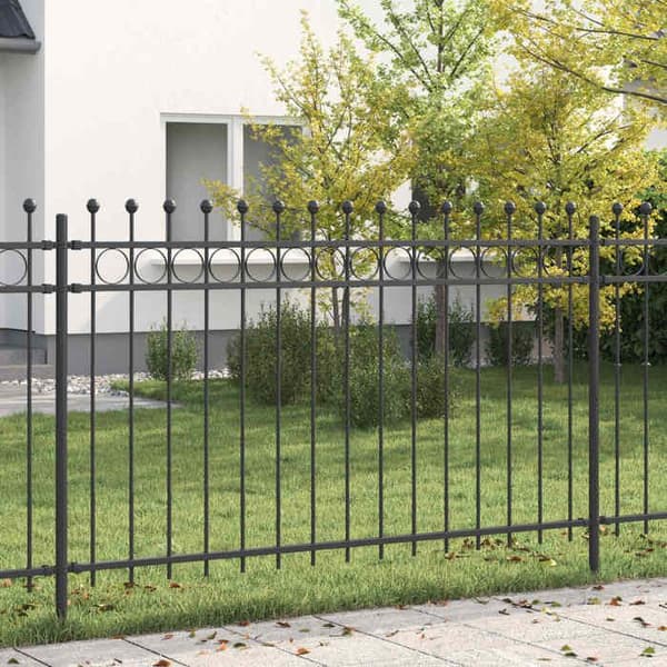 vidaXL Ringstängsel TILBURG Svart 42030098