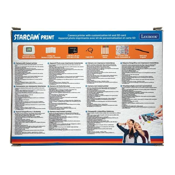 Sofortkamera - Starcam - 1,3 MP-sensor - SD-kort inkluderat - Sofortutskrift