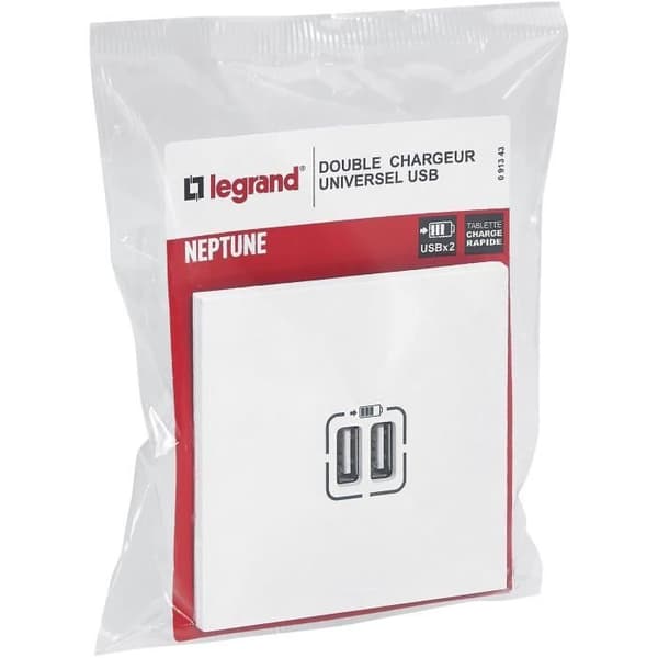 Neptune dubbelt USB-uttag