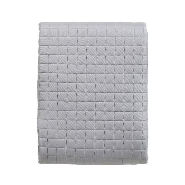 Couvre-lit Domoletti, ljusgrå, 220 cm x 220 cm