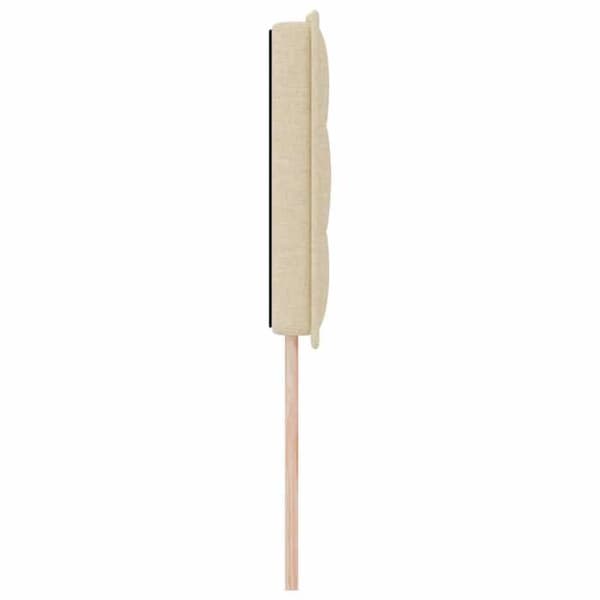 vidaXL Sänggavel Creme 144 cm tyg 42007018