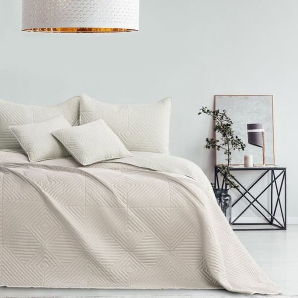 Madrassöverdrag SOFTA 200x220 Beige crème mikrofiber - RESTILO