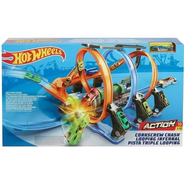 Hot Wheels Looping Infernal circuit - Trippel infernal loop för Hot Wheels bil