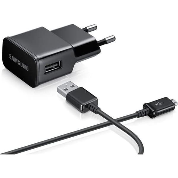 Samsung USB-nätladdare + löstagbar kabel